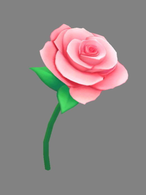 Cartoon roses for Valentine
