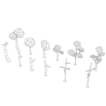 cartoon tree 3dmodels