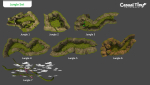 Casual Tiny Environment - Jungle Set