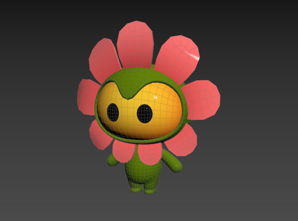 Character071 Flower Mascot