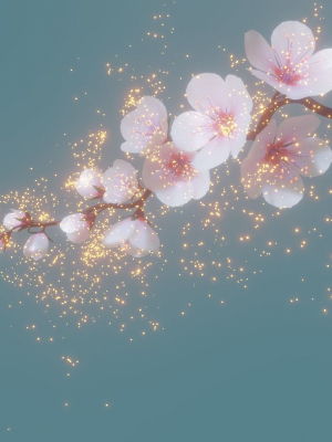 cherry blossom branch animation
