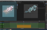 cherry blossom branch animation