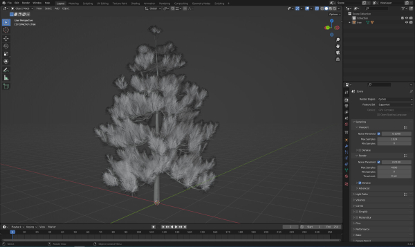 Christmas pine tree