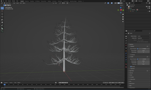 Christmas pine tree