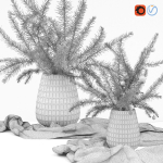 Christmas tree Xmas decorative pine tree bouquet Vases Holiday