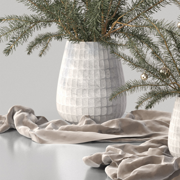 Christmas tree Xmas decorative pine tree bouquet Vases Holiday