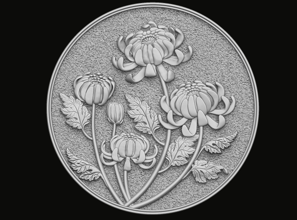 Chrysanthemum Pendant
