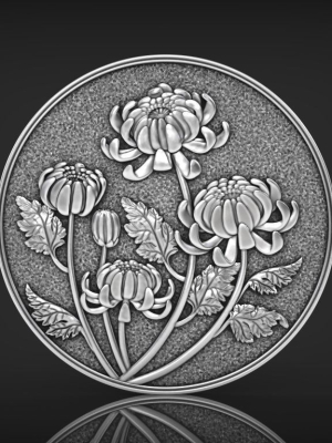 chrysanthemum-pendant-3d-model-3687715314