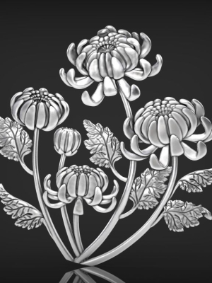 Chrysanthemum Pendant