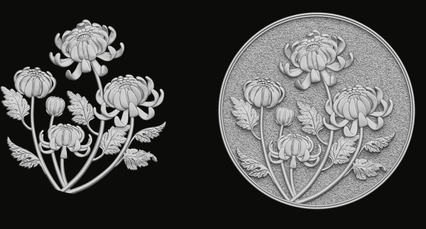 Chrysanthemum Pendant