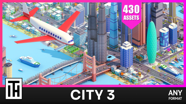 City 3 - Asset Pack by ithappy