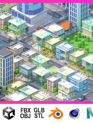 city-3-asset-pack-by-ithappy-3d-model-ec72b4bce7