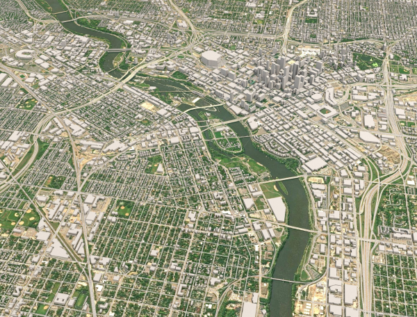 Cityscape  Minneapolis USA