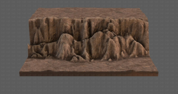 Cliff lowpoly V01