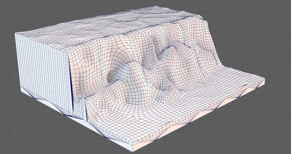 Cliff lowpoly V01