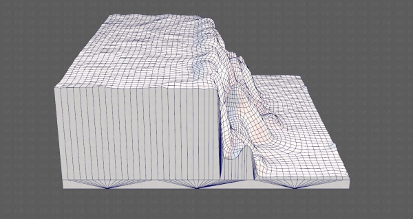 Cliff lowpoly V01