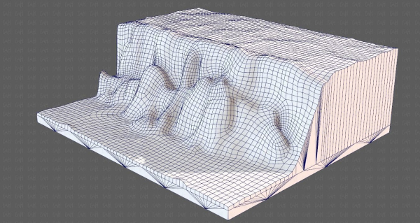 Cliff lowpoly V01
