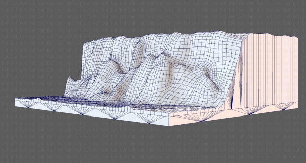 Cliff lowpoly V01