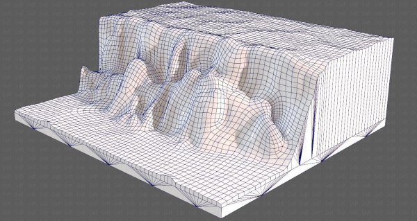 Cliff lowpoly V01