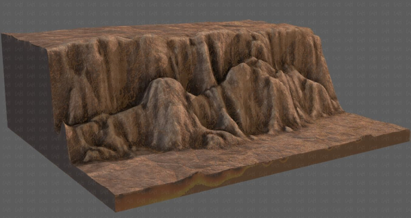 Cliff lowpoly V01