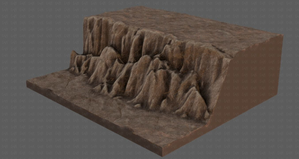 Cliff lowpoly V01