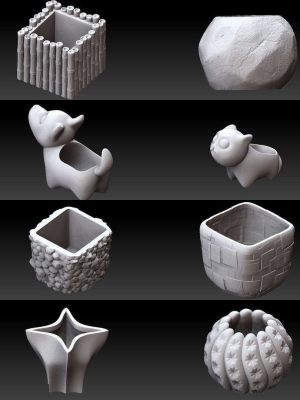 collection-3d-printing-pots-with-custom-design-3d-model-obj-stl