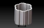 Collection 3d printing pots with custom design
