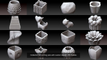 Collection 3d printing pots with custom design