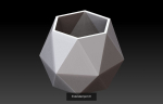 Collection 3d printing pots with custom design