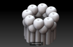 Collection 3d printing pots with custom design