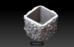 Collection 3d printing pots with custom design