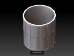 Collection 3d printing pots with custom design