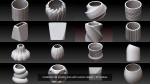 Collection 3d printing pots with custom design