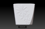 Collection 3d printing pots with custom design