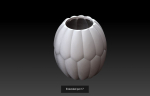 Collection 3d printing pots with custom design