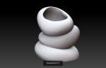 Collection 3d printing pots with custom design