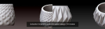 Collection 3d printing pots with custom design