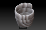 Collection 3d printing pots with custom design