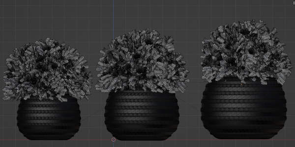 collection flowering bush vol 16-Blender
