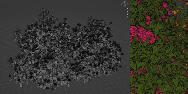 collection flowering bush vol 4-Blender