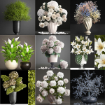 collection of bouquets 33 pieces