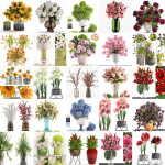 Collection of bouquets 39 pieces