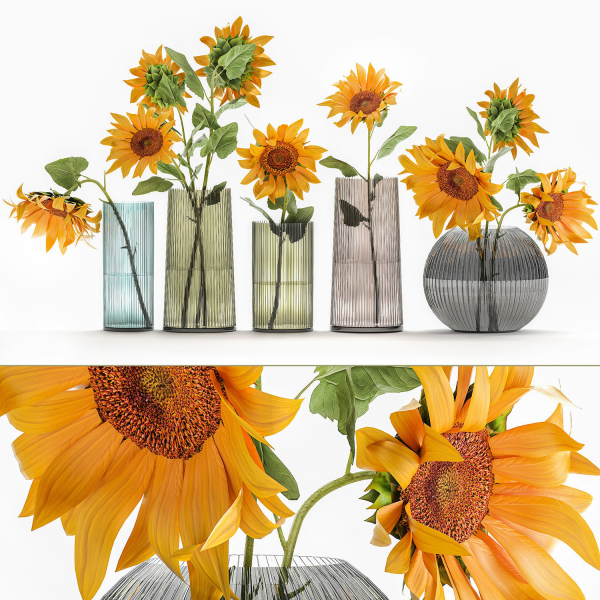 Collection of bouquets 39 pieces