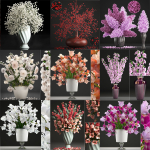 Collection of bouquets 40 pieces