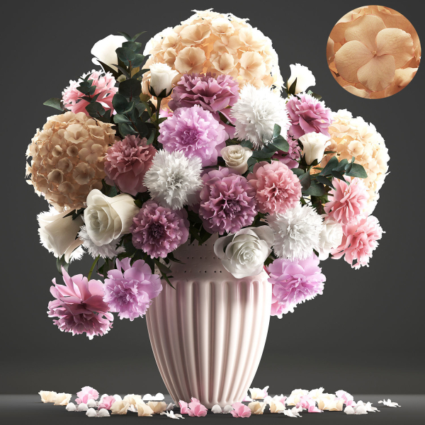 Collection of bouquets 40 pieces