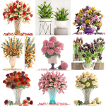 Collection of bouquets 40 pieces