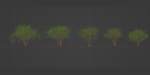 collection of bushes vol 164-Blender