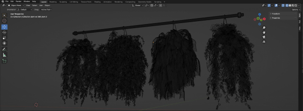 Collection plant vol 360  - blender model