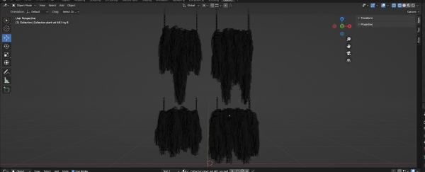 Collection plant vol 461 - blender model