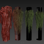 Collection plant vol 526 - bush - outdoor - column - fitowall